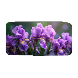 Blommor Lila Iris Samsung Galaxy S10e Plånboksfodral multifärg