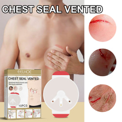 10 st Säkerhet Överlevnad Emergency Trauma Sticker Brösttätning först