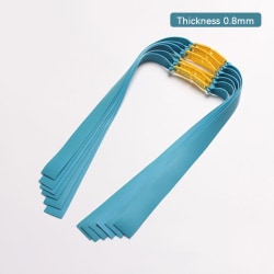 6 STK Kraftfullt elastiskt gummiband för slangbella Blue