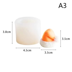 Christmas Hat Candle Form DIY Geometry Candle Making R A3