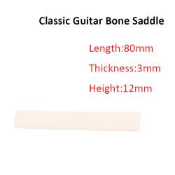 Real Bone Bridge-sadel för klassisk gitarrbyte Musica