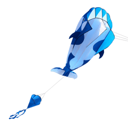 3D kite jätte ramlös mjuk parafoil jätte valdrake blue
