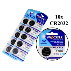 CR2032 10-pack Lithium batterier CR 2032 3V  batteri