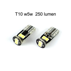 T10 w5w Canbus Led lampor m. 6st 2835SMD chip 2-pack