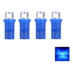T10 w5w 4-pack Led lampor med 1st Flux-led blåa chip 12v DC Blåa 4-pack