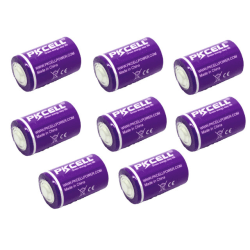 ER14250 8-pack Lithium 3,6V batteri ER-14250 1/2AA AA02