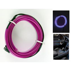 Glowstrip 500cm Lila ger en behaglig glödande effekt styling som Lila / Purple