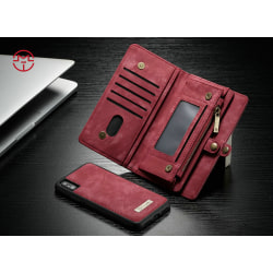 Case Me magnetic wallet  - iPhone 7+/8+ Röd