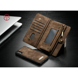 Case Me magnetic wallet  - iPhone X/XS Brun