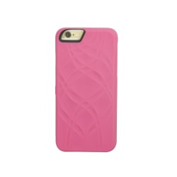 Skal med spegel och plats för kort till iPhone 6+ - 2 olika färg Rosa