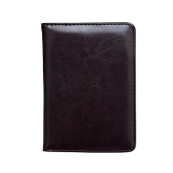 RFID Passport Wallet Mörkbrun