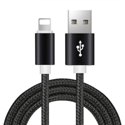 hög kvalitet 3 m iphone kabel svart