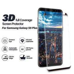Härdat glas 10 D för Samsung S9 plus