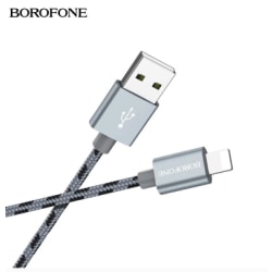 2st Borofone -   Lightning -kabel 1m silver