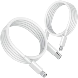 2 st 2m usb-c iphone kabel