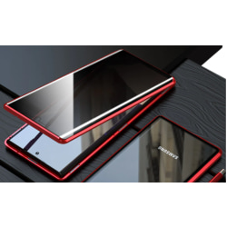 Privacy doubelfodral för Samsung S21 plus röd röd