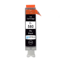 1 Black Ink Cartridge To Replace Canon Pgi-580bk Compatible/non-oem From Go Inks