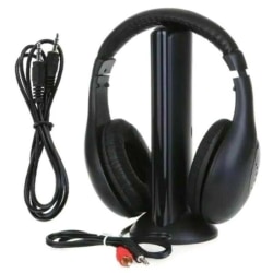 5 i 1 trådlösa trådlösa RF-hörlurar Headset för PC-TV
