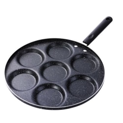 7 håls stekgryta Förtjockad omelettpanna Non Stick Egg