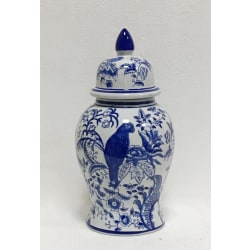 Klassisk kinesisk urna i handdekorerat porslin