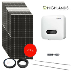Solenergipaket 10,25 KW On-grid