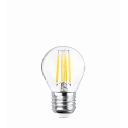 Forever Light Klar LED-lampa med filament, E27 G45 4W 2700K 470l