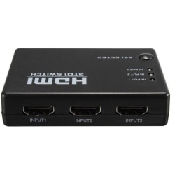 HDMI Switch 3x1 1080p med fjernbetjening