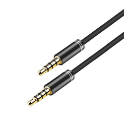 NORDIQZENZ AUX-kabel 3.5mm, 1.5m, Svart