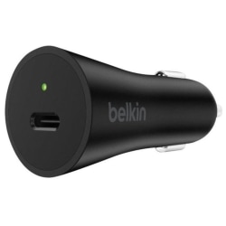 Belkin BoostCharge 27W Billaddare, USB-C, Svart