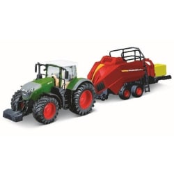 Tractor w/bale lifter Fendt 1050 Vario 10cm green