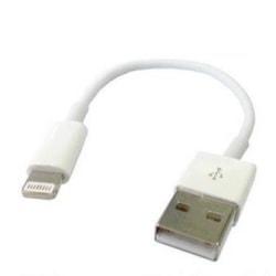 Lightning-kabel till USB, 13cm, vit