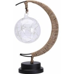 Bordslampa med en hängande glaskula