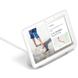 Google Nest Hub - 7" Smart Display med röstassistent, Chalk