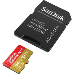 Sandisk Microsdxc Extreme 64Gb 160Mb/S A2 C10 V30 Uhs-I U3
