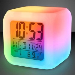 Väckarklocka med LED-ljus