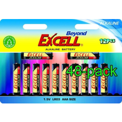 Beyond Excell AAA (LR03), batteri, alkaline, 48-pack