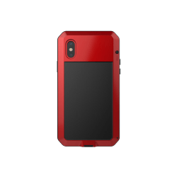 Skyddsfodral i Aluminium för iPhone X/XS Röd