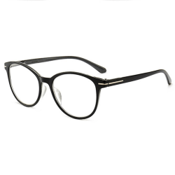 Bekväma Vintage Läsglasögon Grå +4.0