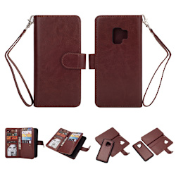 ROYBEN´S Plånboksfodral för Samsung Galaxy S9+ (Dubbelfunktion) Brun