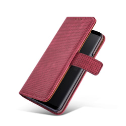 Fodral med Plånbok "Vintage Mesh" för Samsung Galaxy S9 Plus Röd