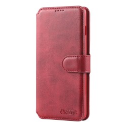Skyddande Smart Plånboksfodral - Samsung Galaxy S10E Röd