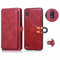 Elegant Smidigt Plånboksfodral - Samsung Galaxy A10 Röd