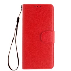 Huawei P10 Plus - Smart Plånboksfodral Hög kvalité Ställfunktion Röd