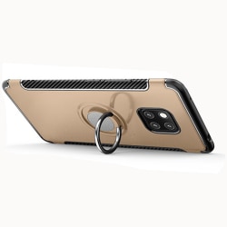 Elegant Skyddsskal med Ringhållare till Huawei Mate 20 Pro Guld