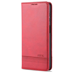 Effektfullt YAZUNSHI Plånboksfodral - Samsung Galaxy A32 Röd