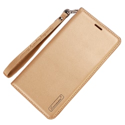 Samsung Galaxy Note 9 - Plånboksfodral i PU-Läder av Hanman Guld