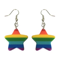 Korvakorut - Tähti - Sateenkaari - LGBT Multicolor
