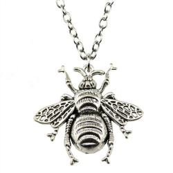 Halsband Humla Insekt Bumblebee Silver