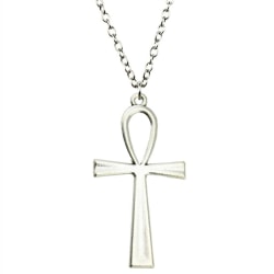 Halskæde - Ankh Egyptian Mythology Symbol - Chain Cross