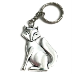 Nøkkelring - Fox i tibetansk sølv Silver